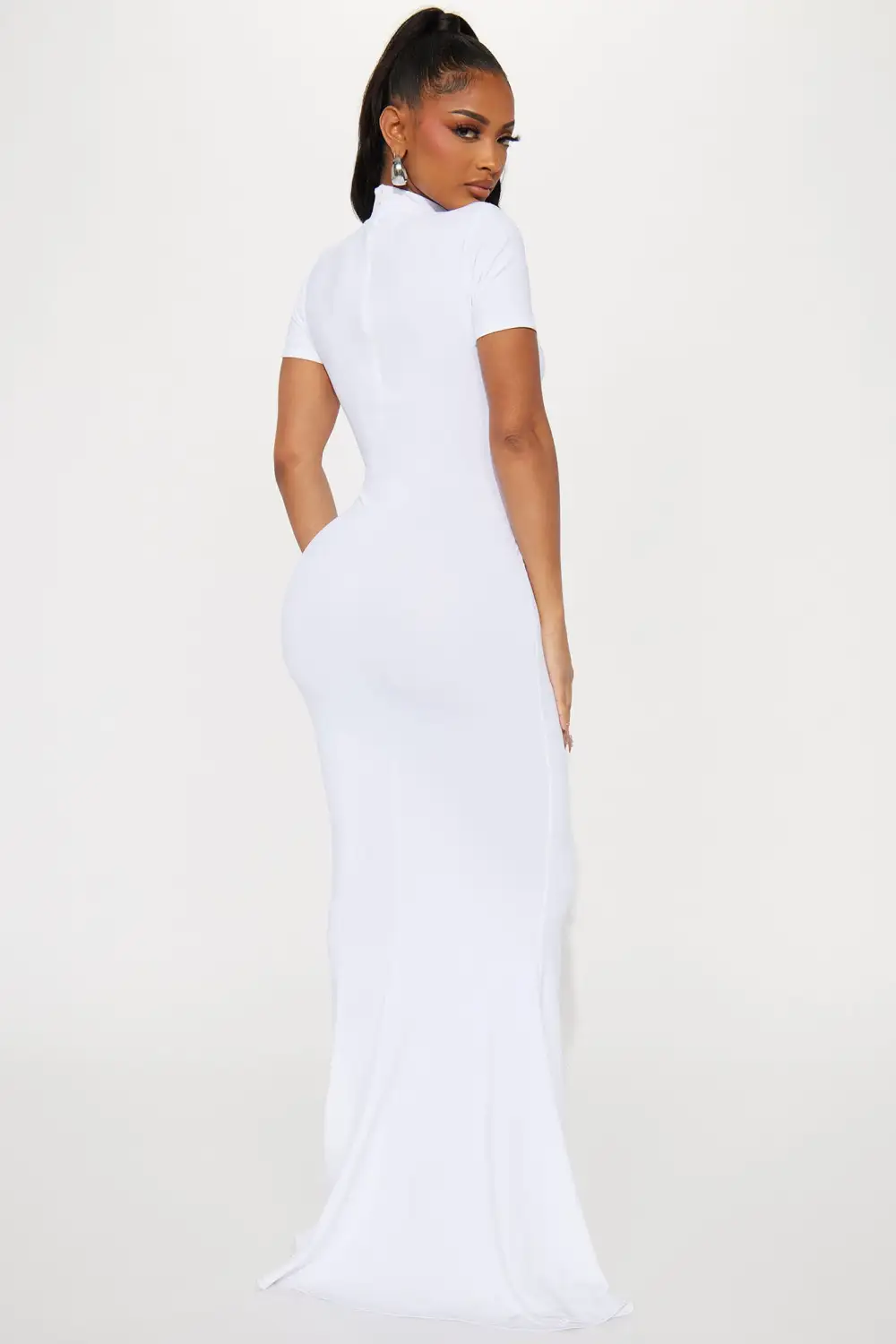Genesis Sculpting Maxi Dress - White