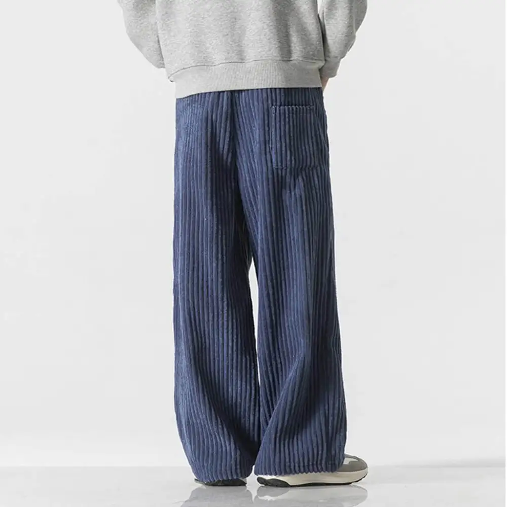 Textured Corduroy Wide Pants