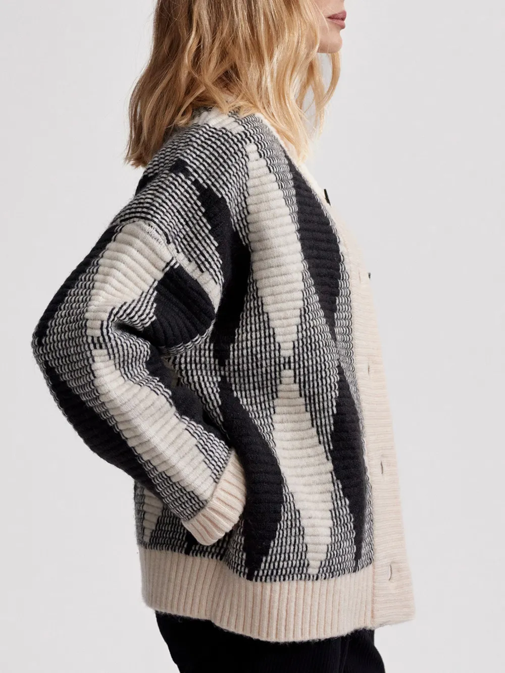 Argyle Printing Knitwear
