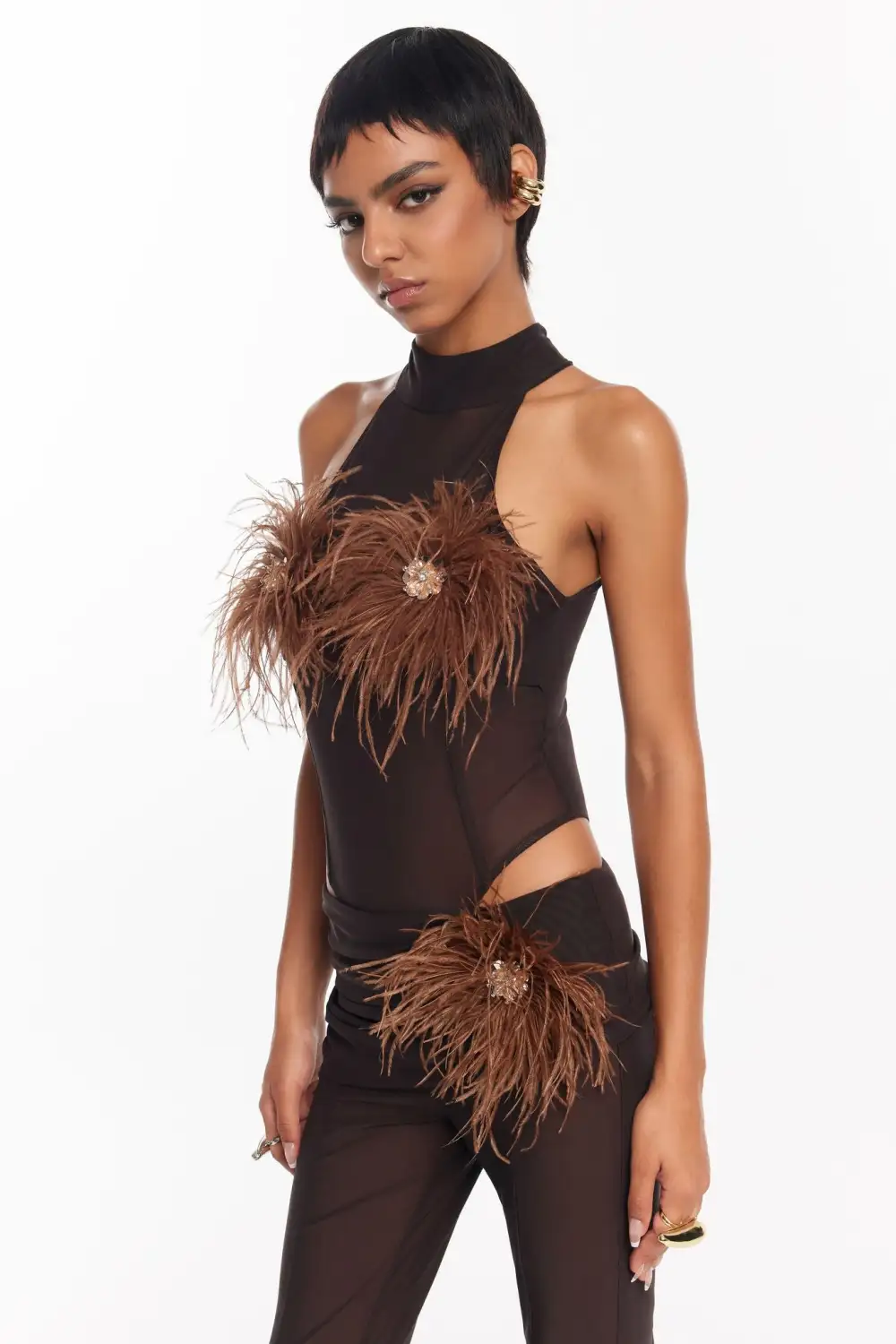 Velora Bodysuit - Brown