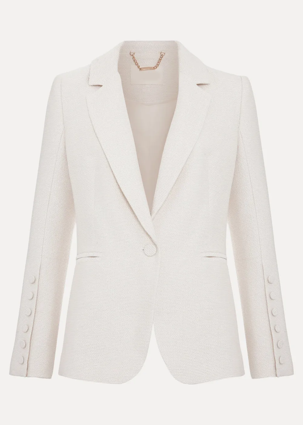 Buttoned Business-Style Women's Suit