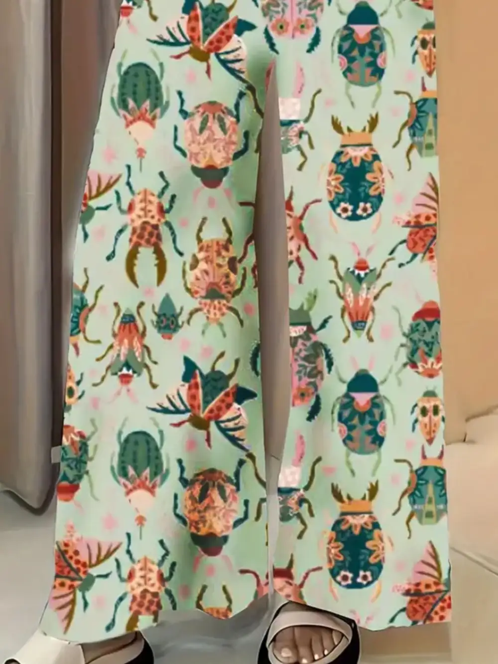 Everyday Printed Wide Leg Pants