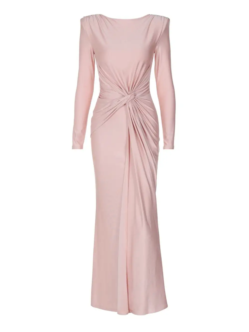 Ruched Long Sleeve Maxi Dress