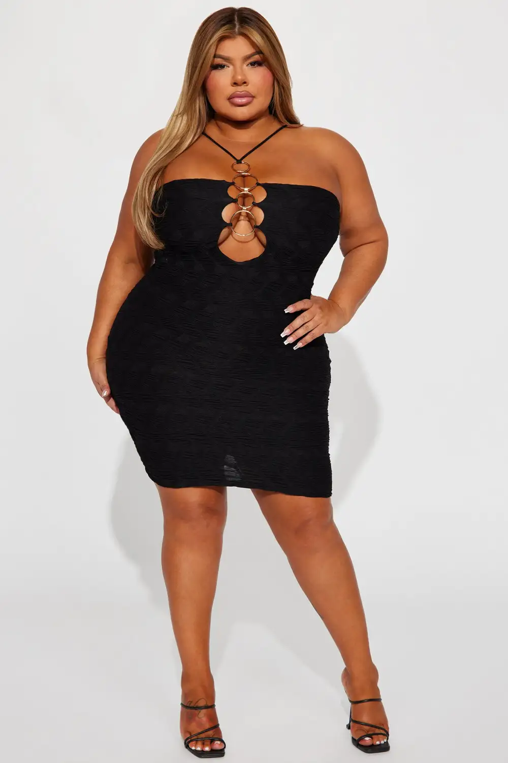 Loretta Mini Dress - Black