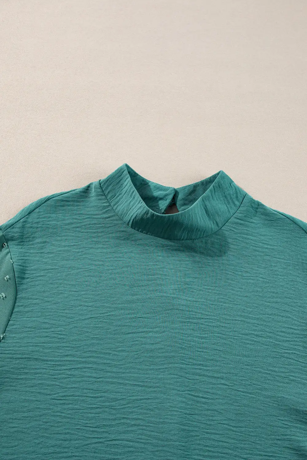 Relaxed Fit Swiss Dot Dot Print Blouse
