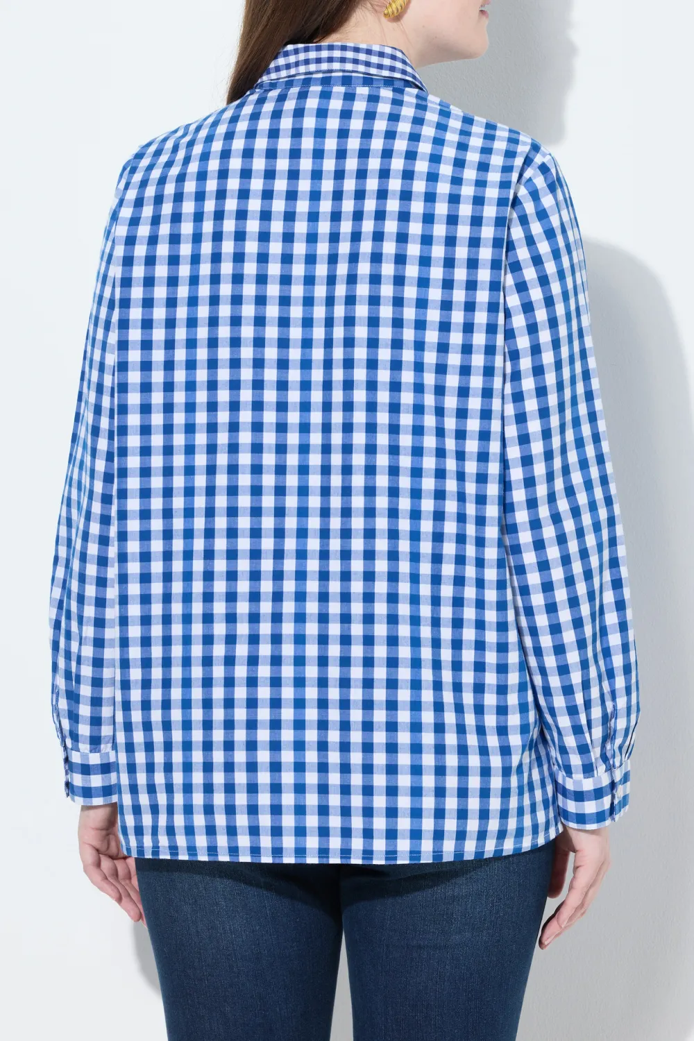 Contrasting Checkered Shirt