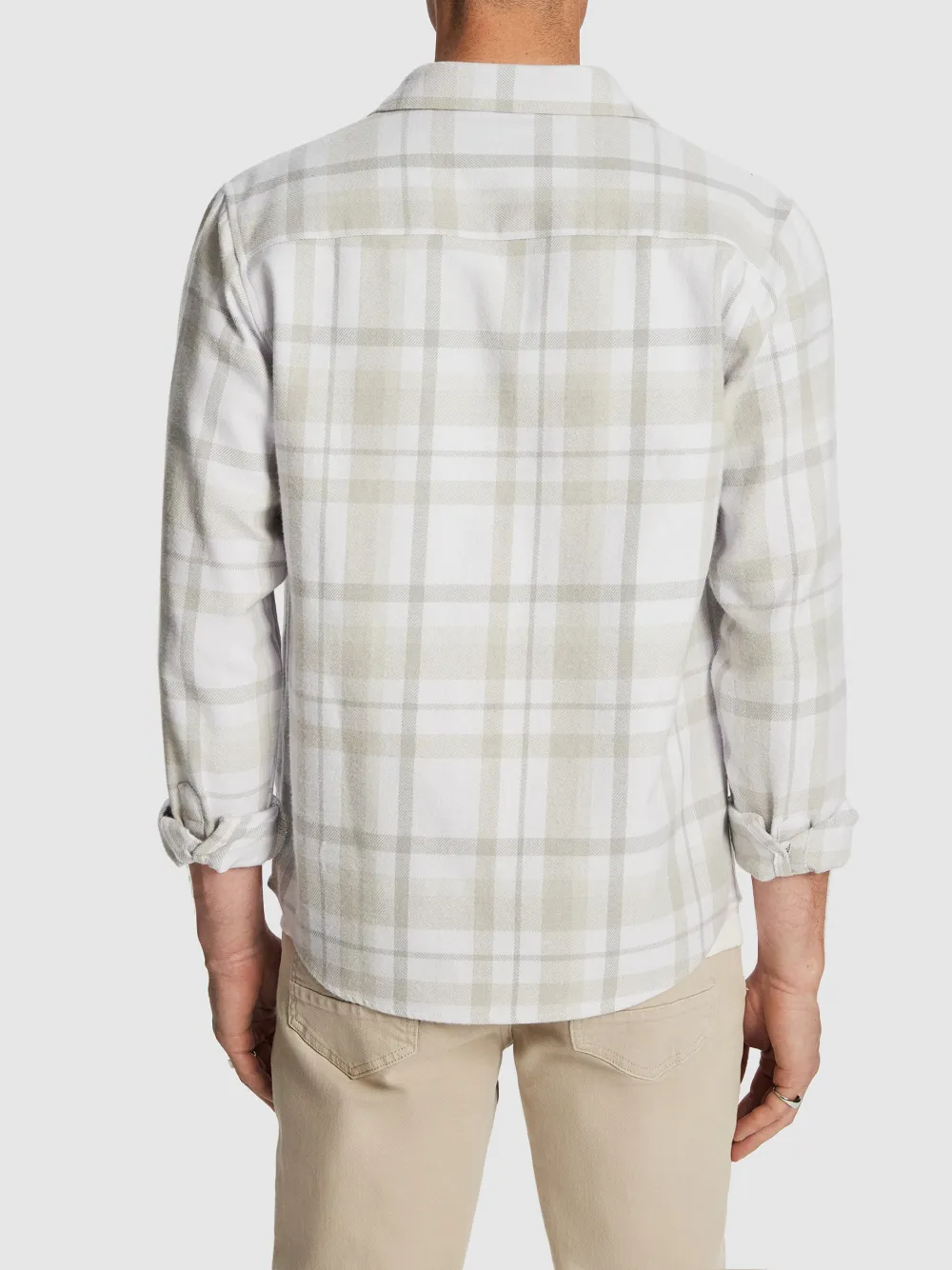 Light Plaid Long Sleeve Shirt