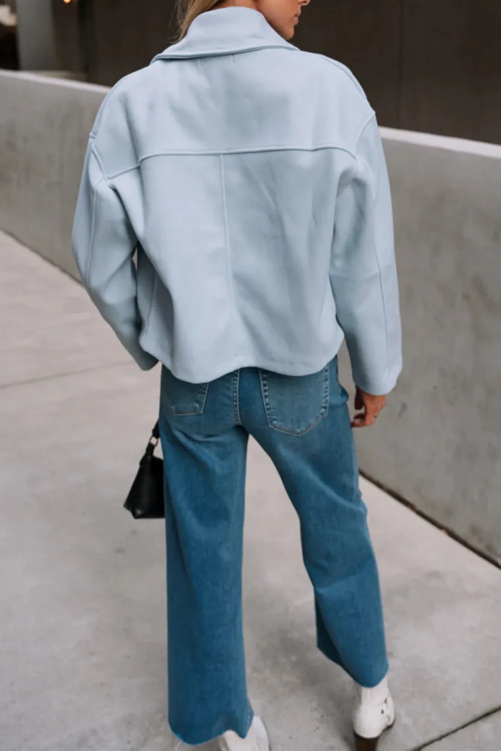 Double-Breasted Lapel Jacket