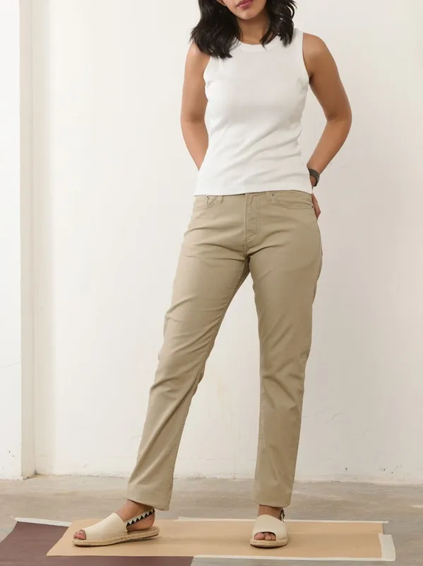 Soft White Ribbed Tank Top
