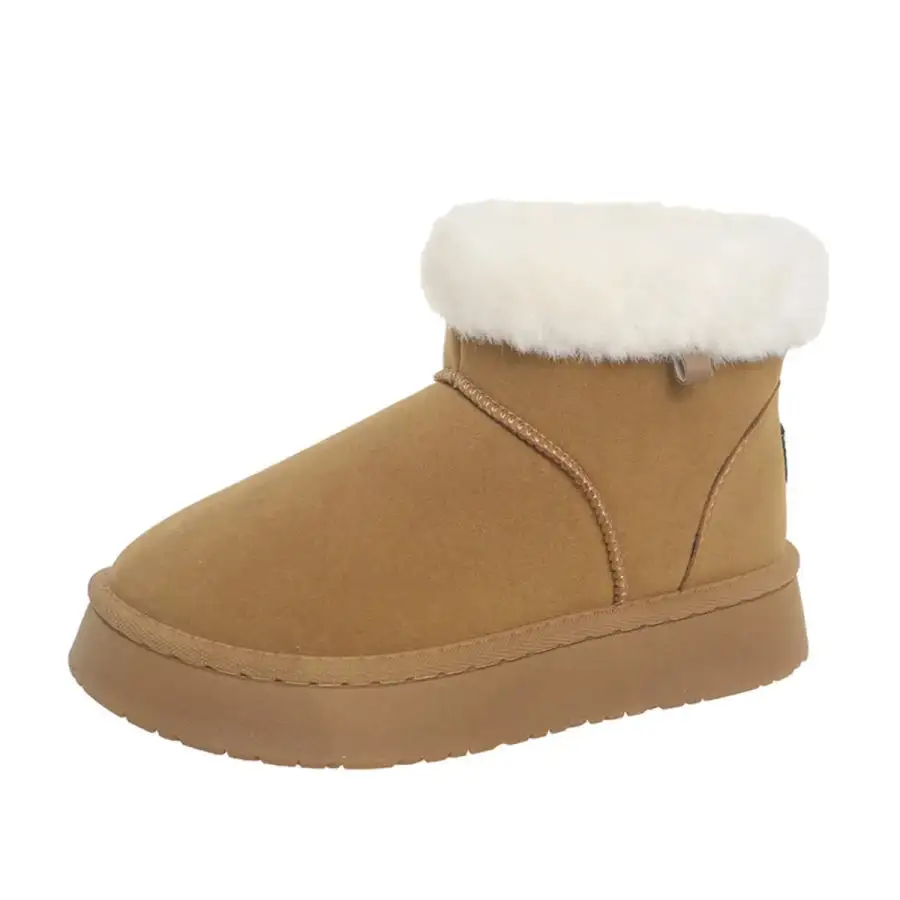 Round Toe Platform Boots
