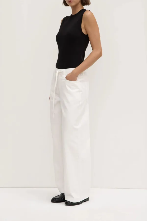 Twill Cotton Pants