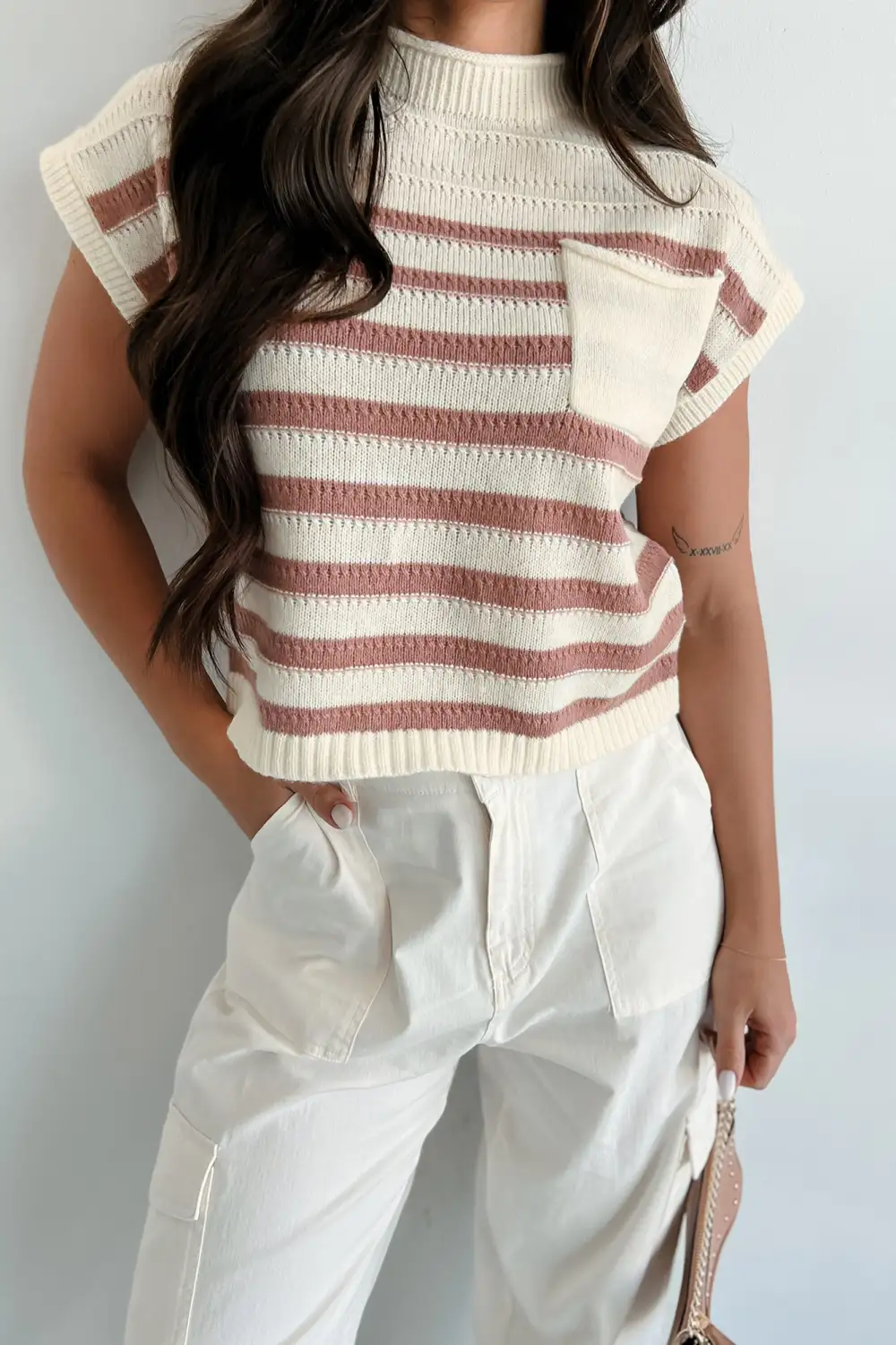 Striped Sweater Top