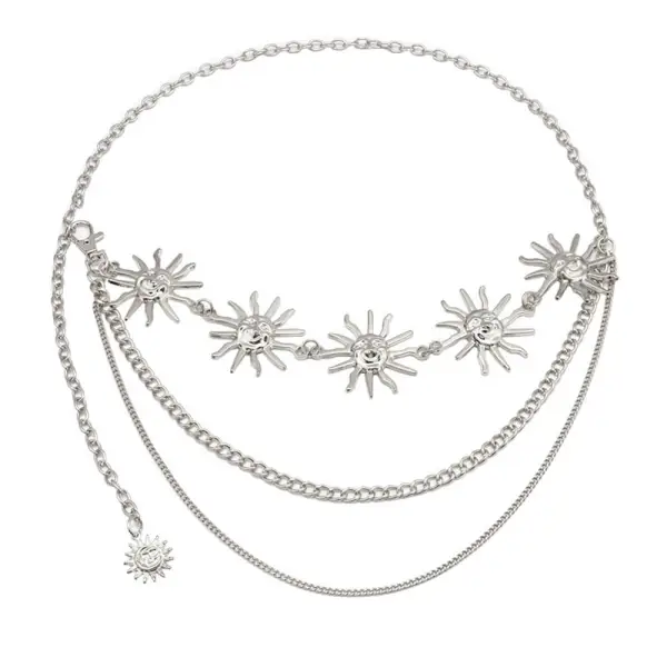 Le Soleil Layered Chain Belt