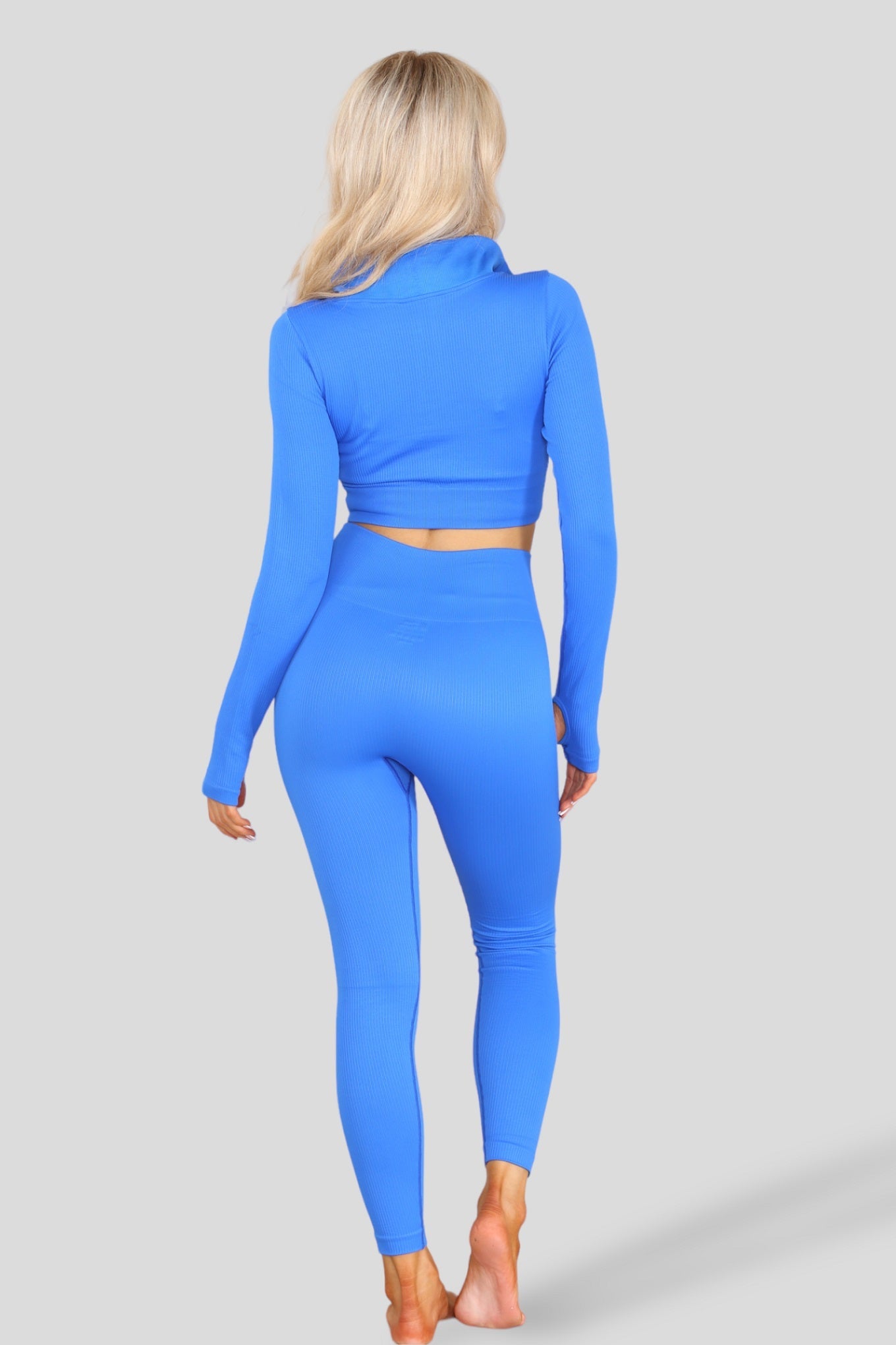 Ribbed Zip Top & Leggings Active Set - Gwen