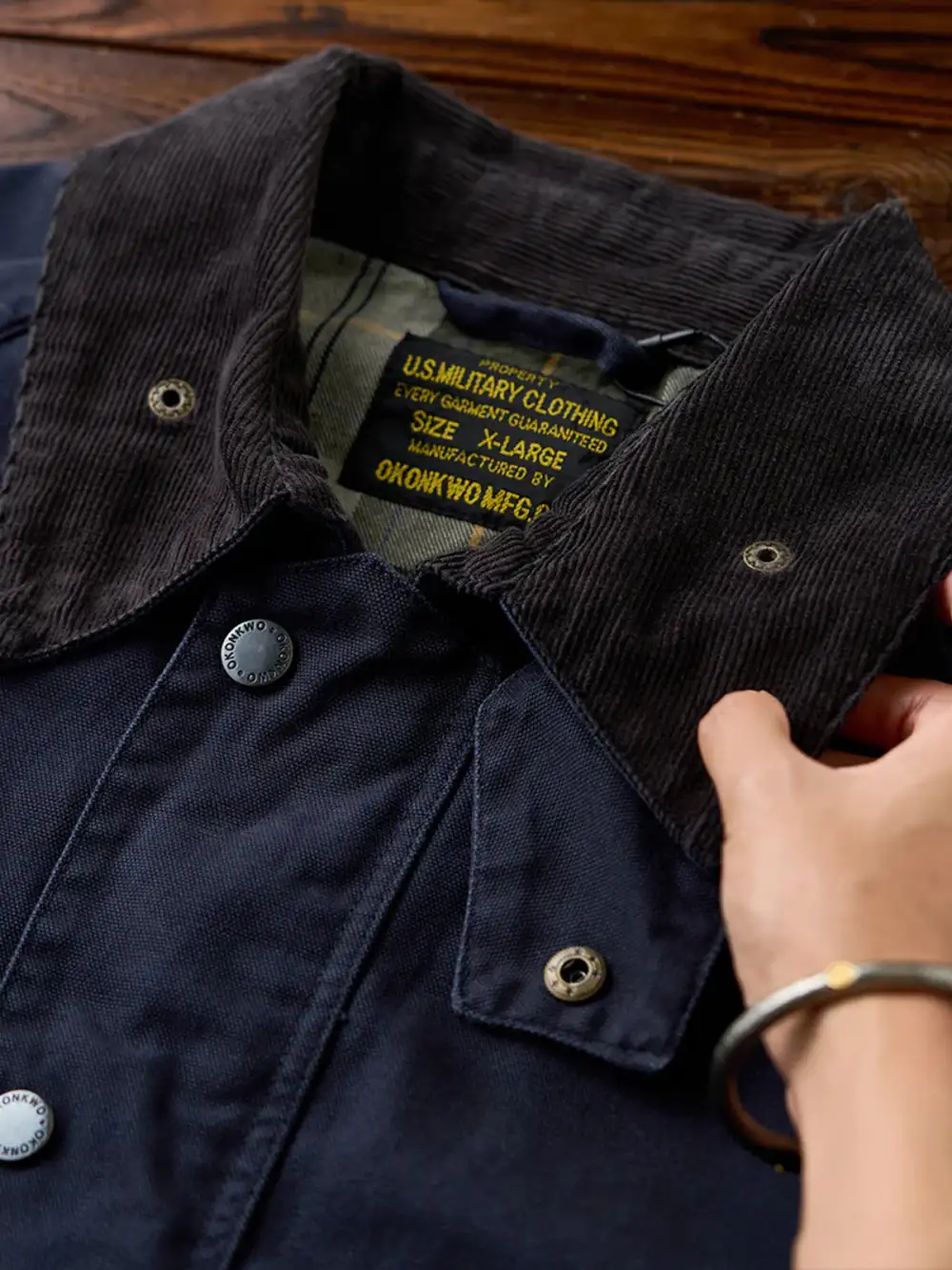 Men'S Corduroy Canvas Work Jacket