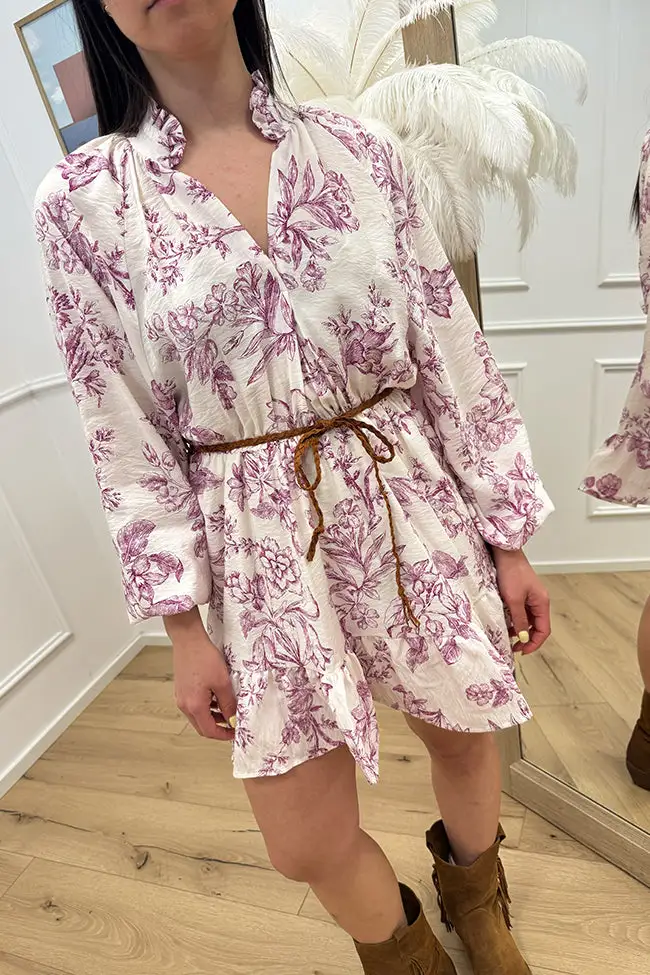 Clean Mini V Neck Dress
