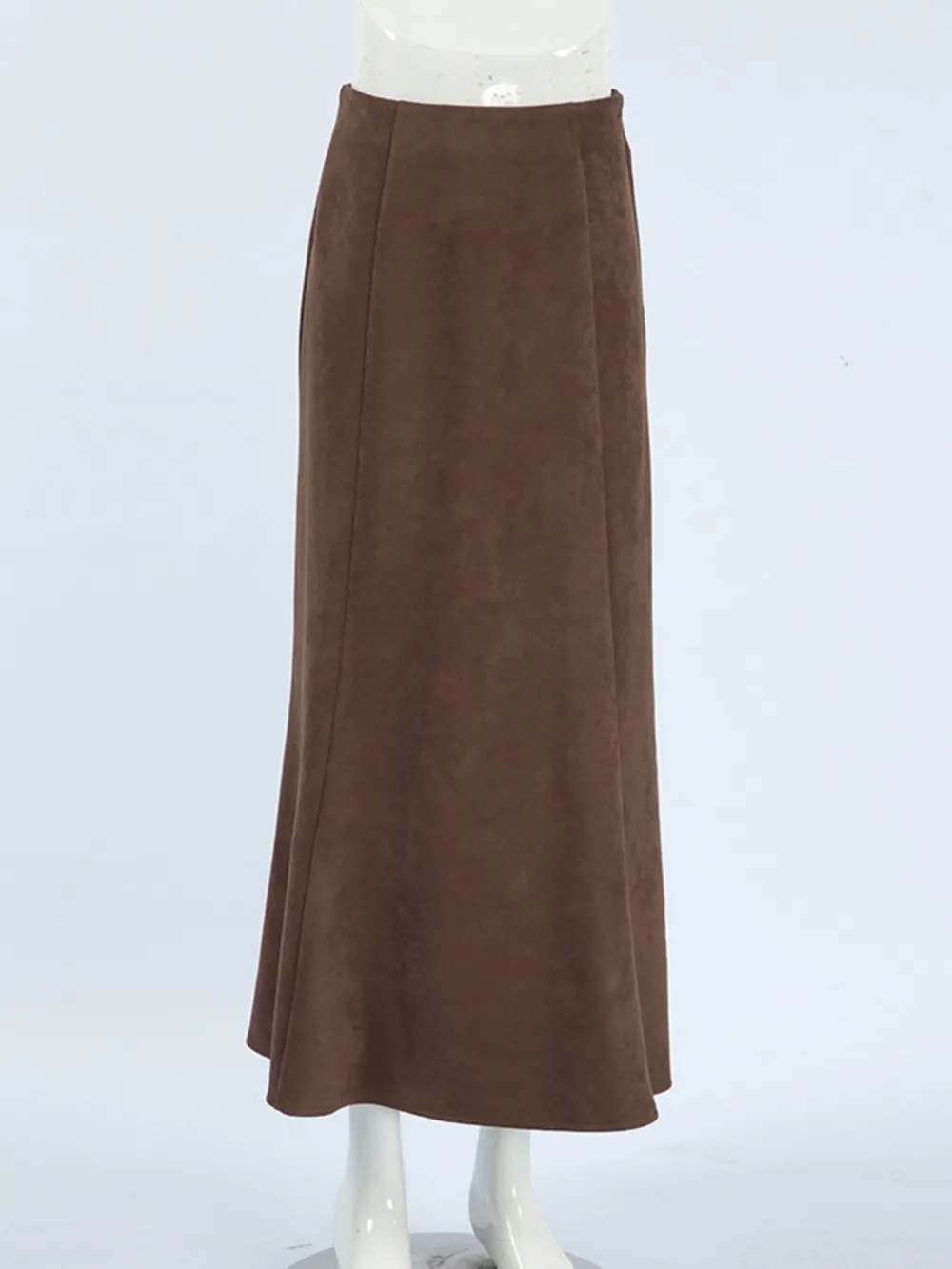 Suede Suede Midi Skirt
