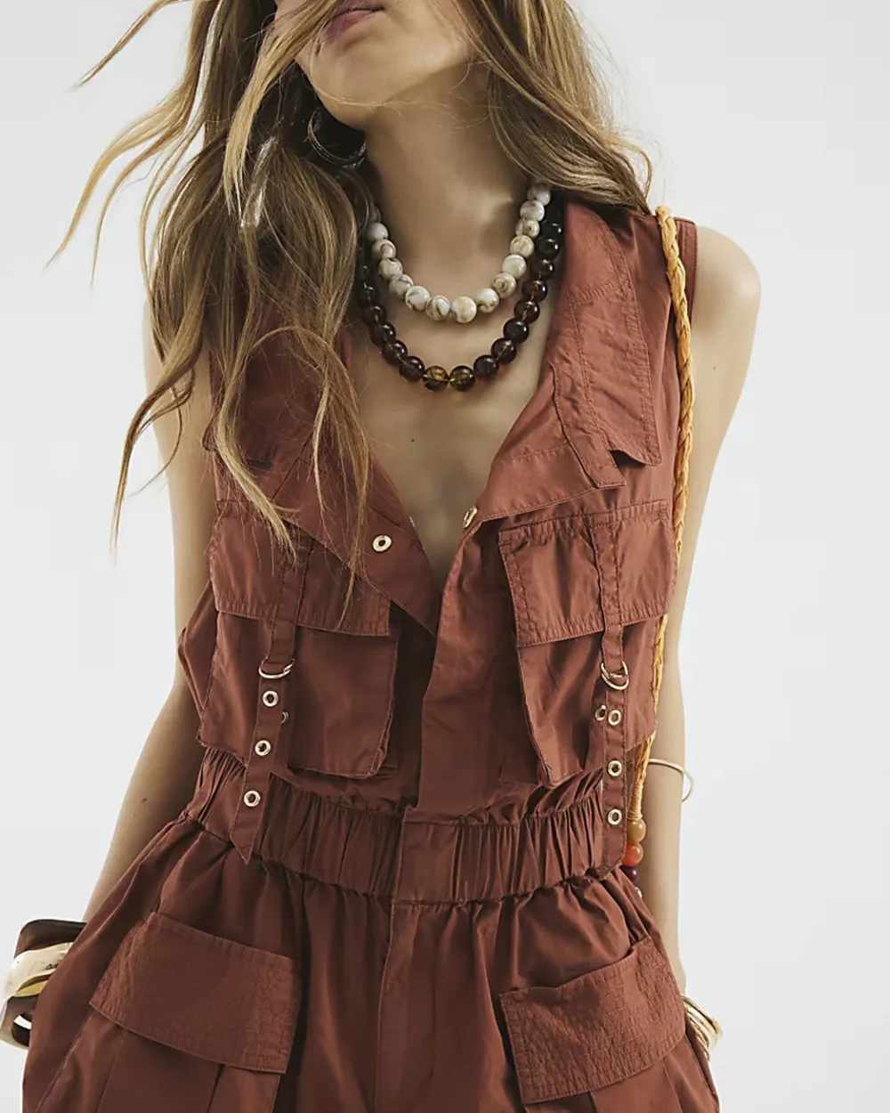 Short Versatile Casual Style Women's Jumpsuits