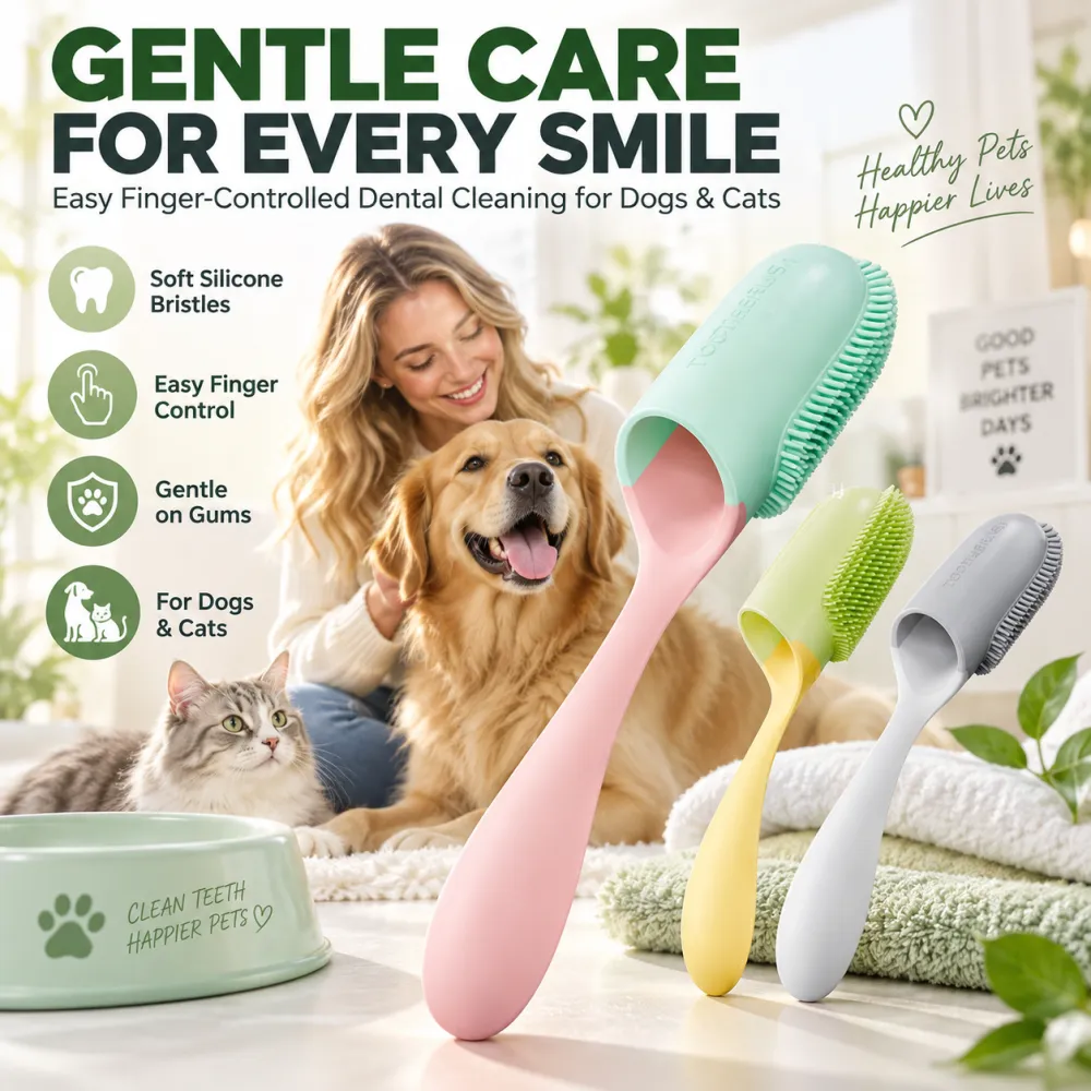 Pet Toothbrush Finger Sleeve