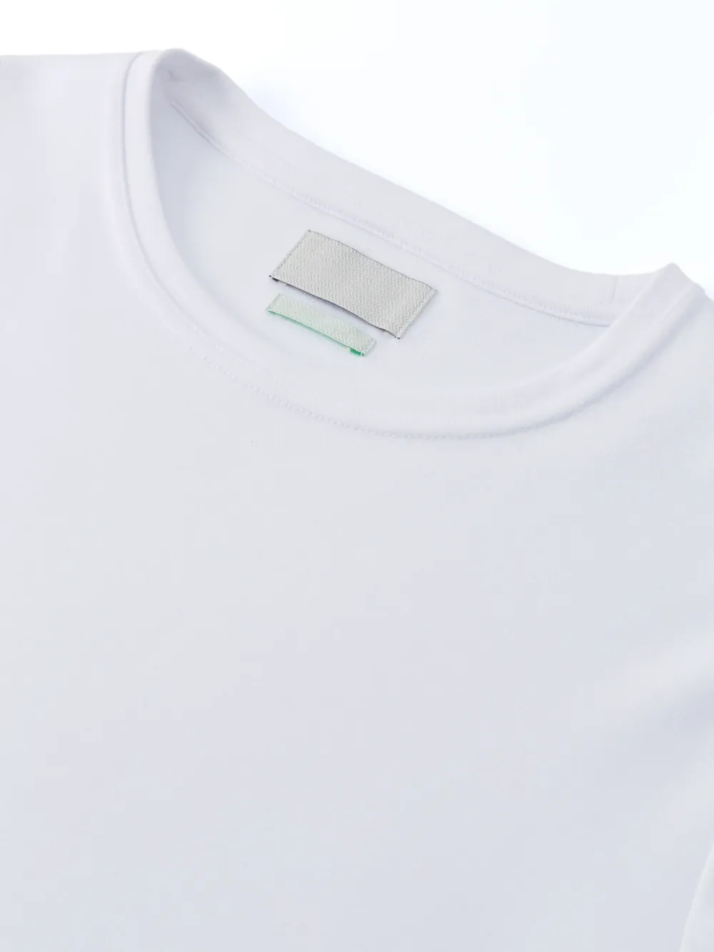 White Crew Neck Long Sleeve Plain T-Shirt