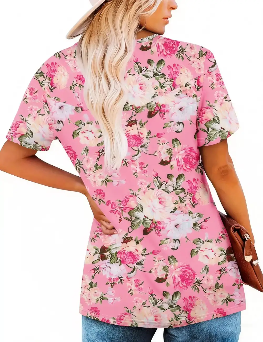 Floral Print Short Sleeve T-Shirt