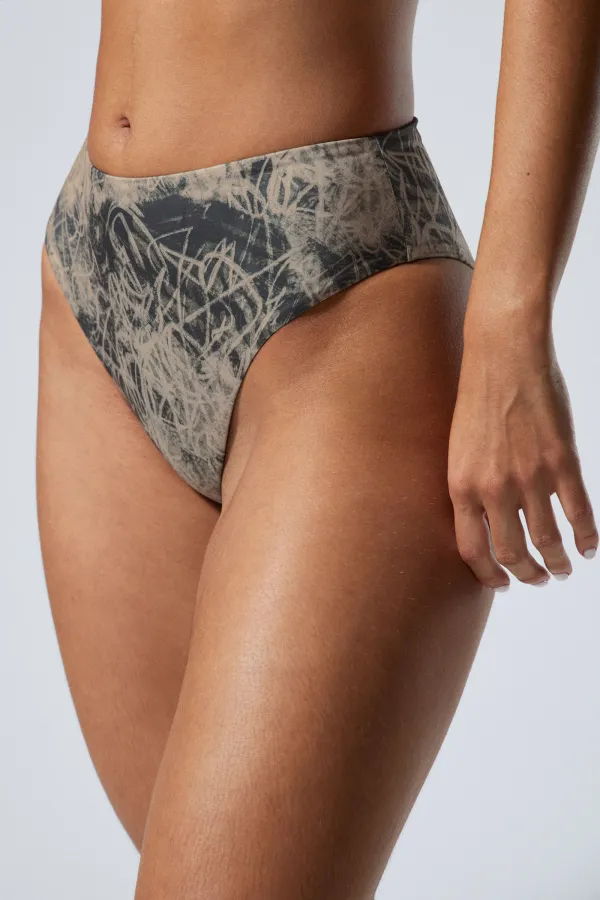 Printed Bikini Bottoms