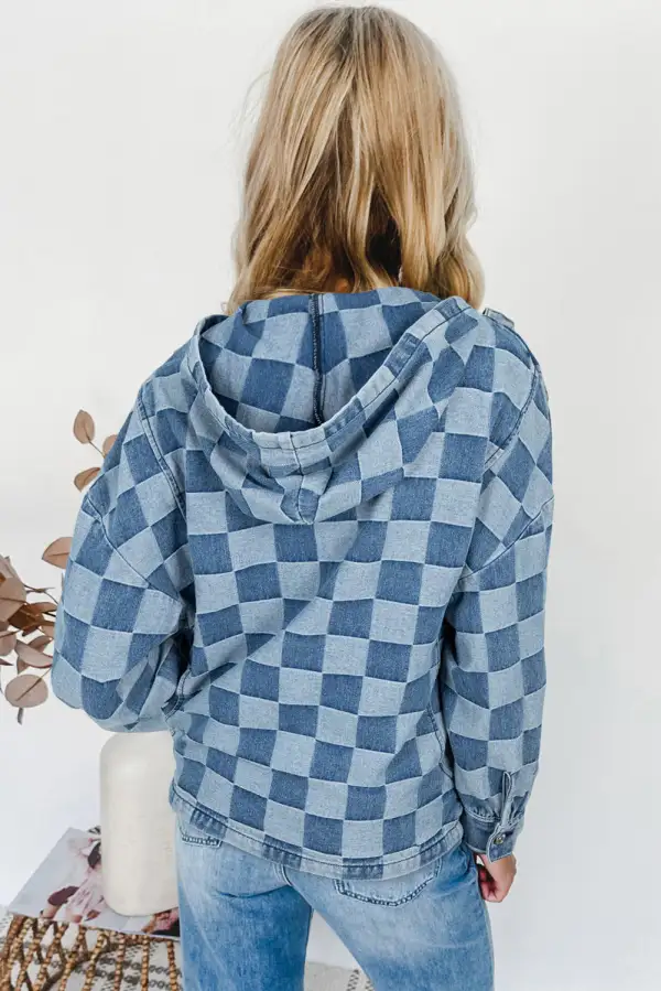 Pocket Detail Zip Detail Hoodie