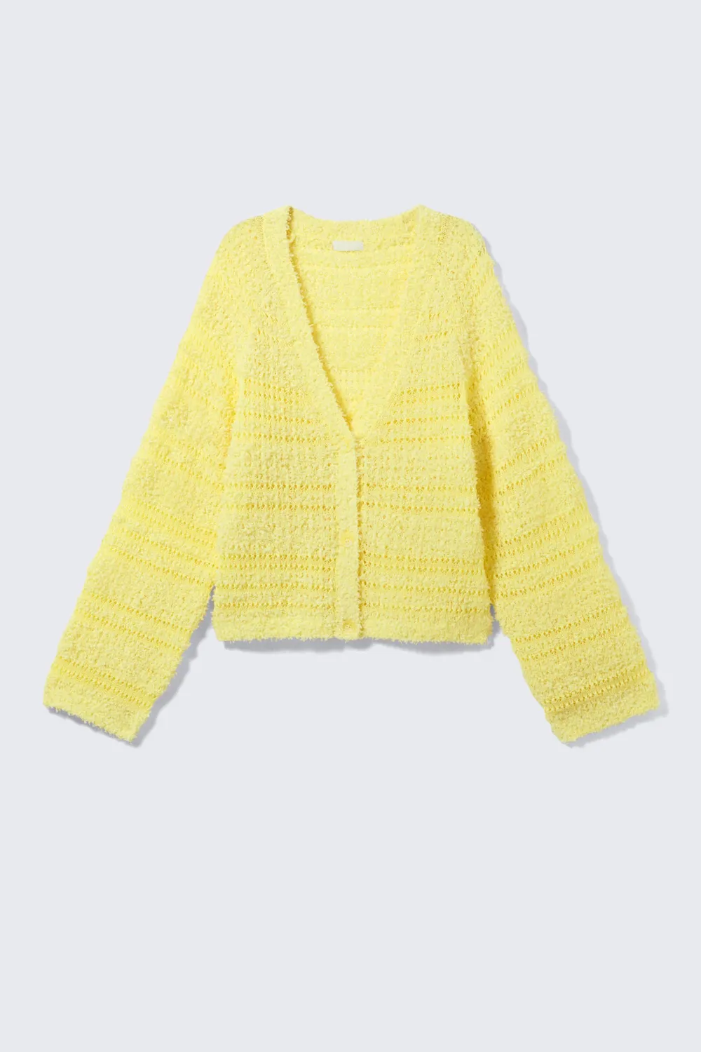 Hollow Button Up Cardigan