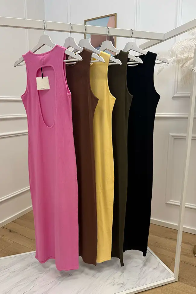 Easy Drape Midi Dress