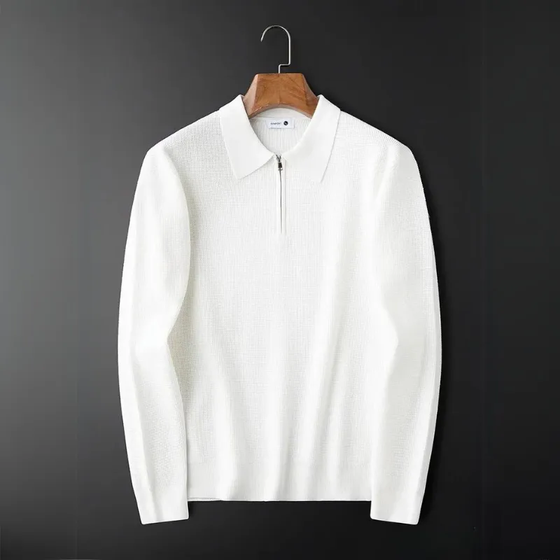 Waffle Texture Button Shirt