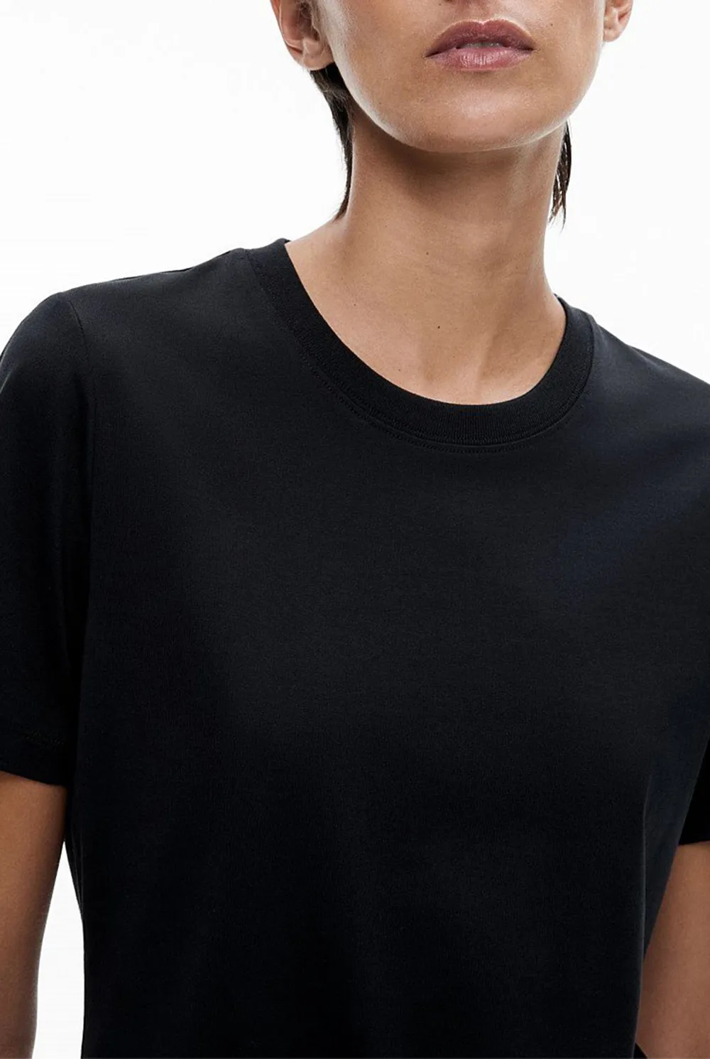 Solid Color Pure Cotton T-Shirt