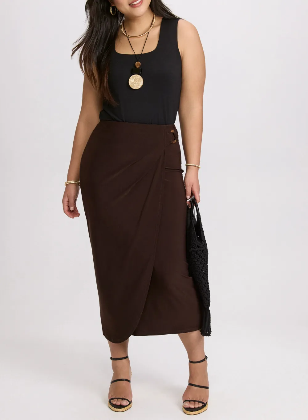 Knitted Pleated Skirt