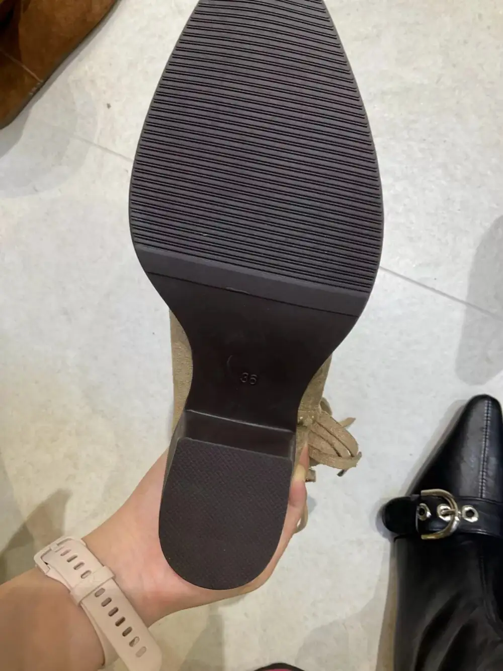 Point Toe Block Heels Boots