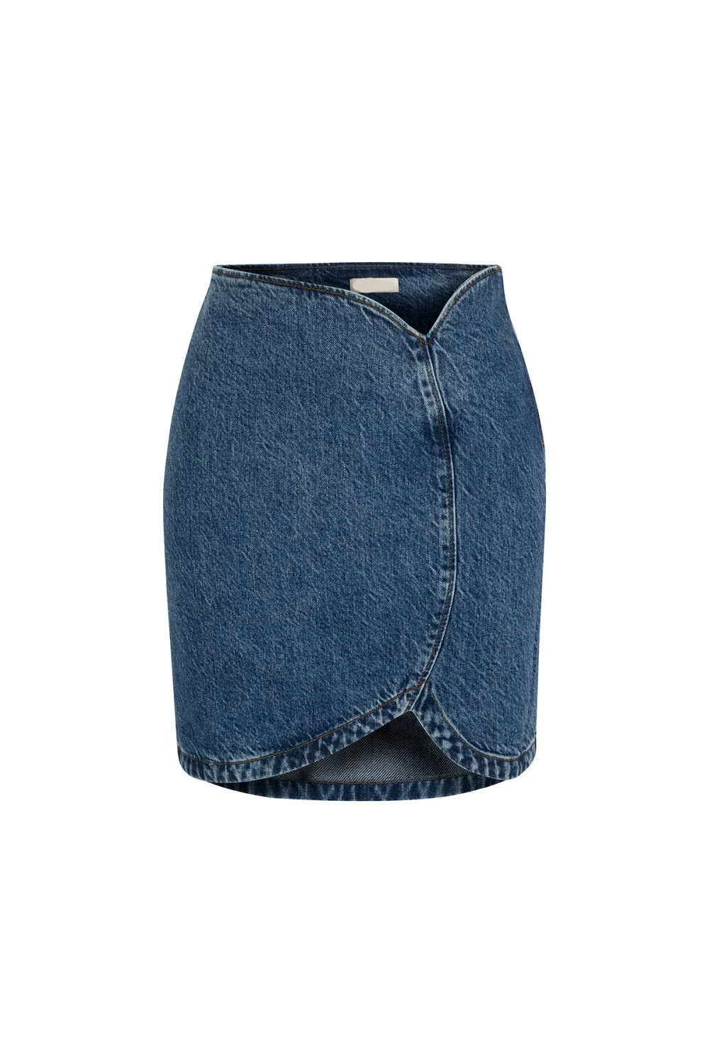 Denim Skirt-Deep Blue