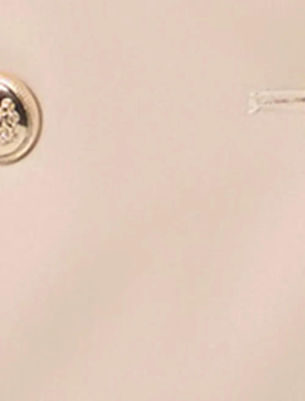 Solid Color Double-Breasted Blazer