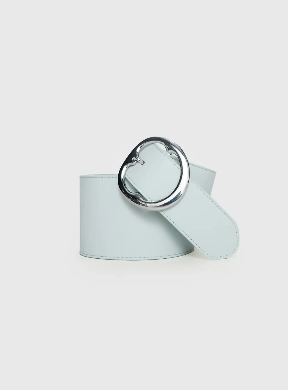 Wardrobe Accent Buckle Faux Leather Belt
