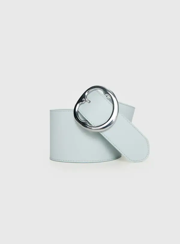 Wardrobe Accent Buckle Faux Leather Belt