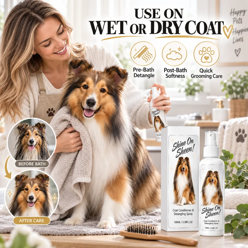 Pet Coat Detangling and Conditioning Spray