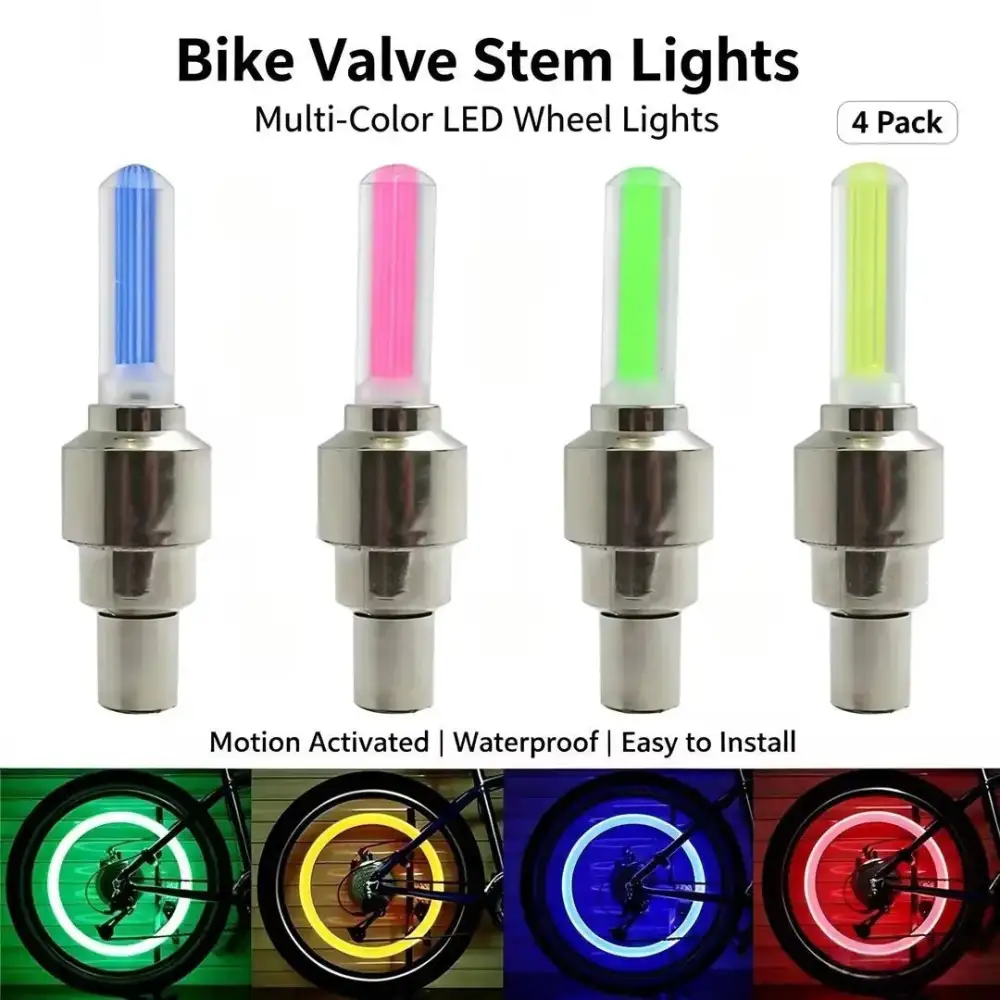 Waterproof LED Tire Valve Stem Lights