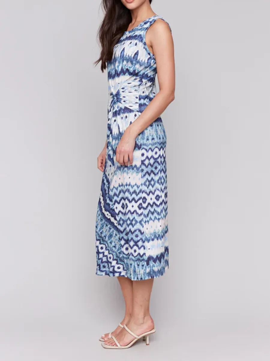 High-End Intellectual Sleeveless Dress