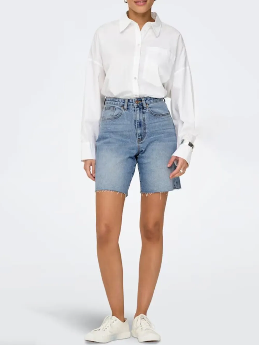 Blue Denim Casual Style Jeans