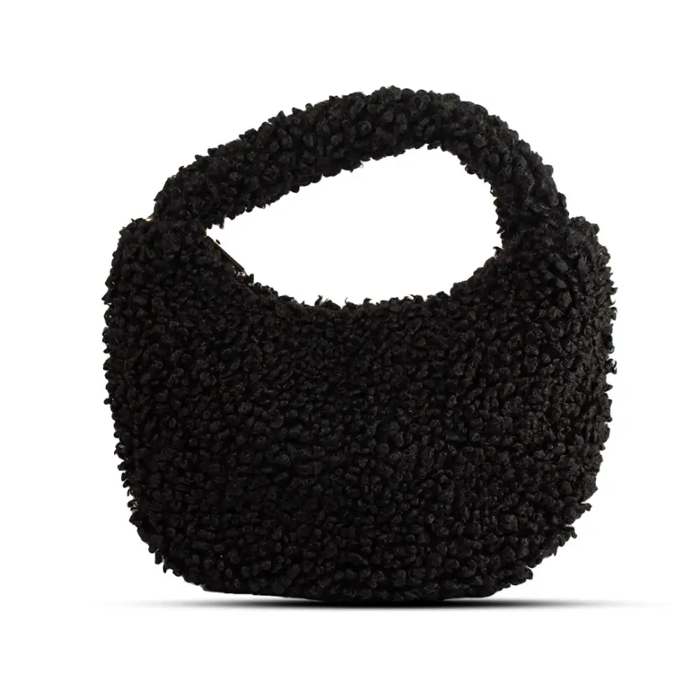 Easy Carry Handheld Fur Handbag