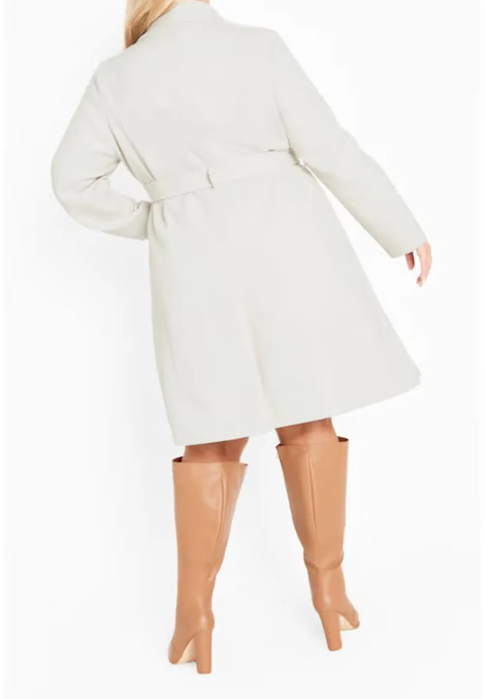 Solid Color Lapel Jacket