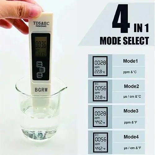TDS Water Quality Tester Pen for Drinking Water, High Precision Mineral Test Meter, Multifunctional Home Testing Pen