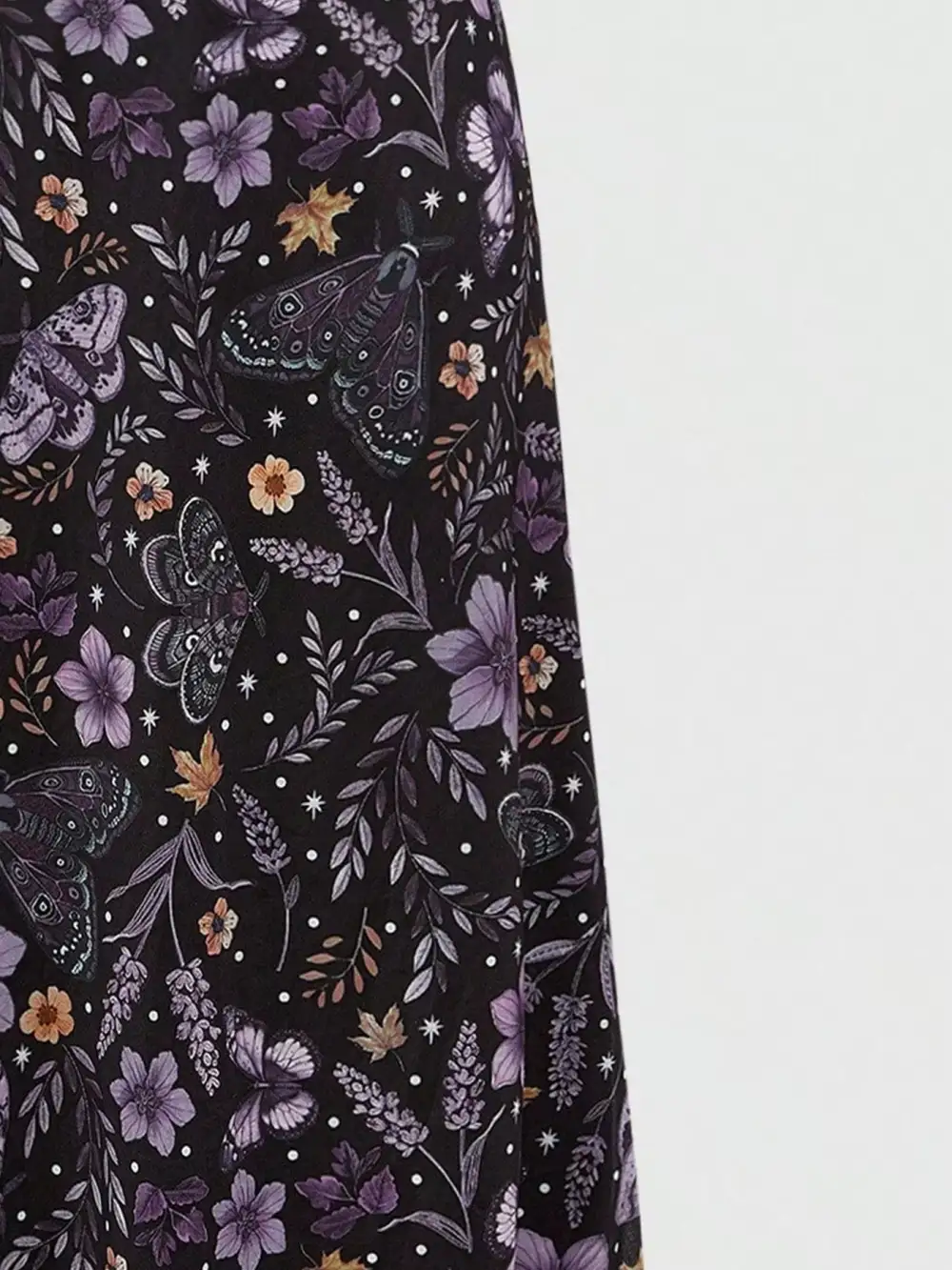 Floral Print Midi Skirt