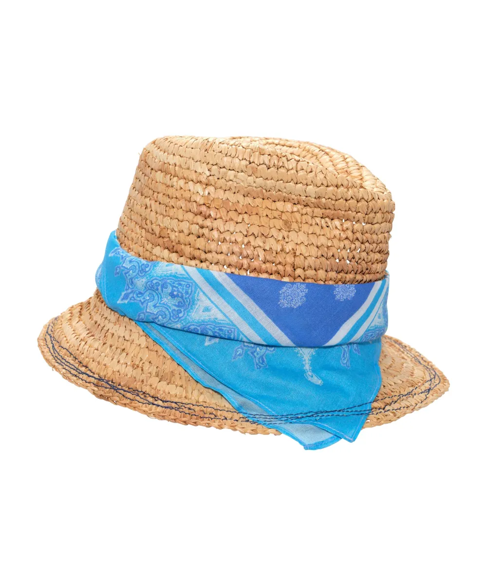 Casual Style Art Graphic Raffia Hat