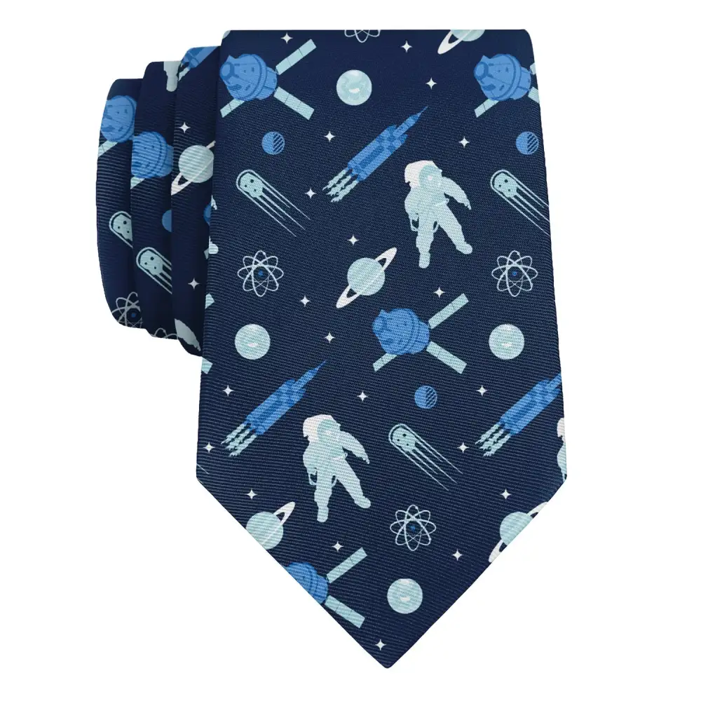 Refined Space Detail Necktie