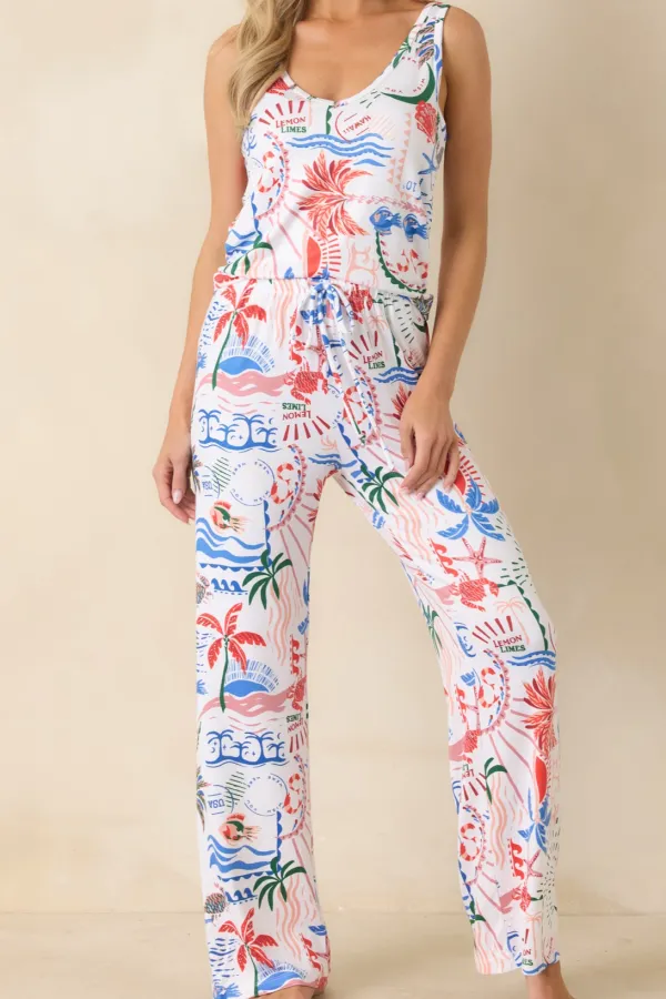 Multicolor Getaway Pajama Pants
