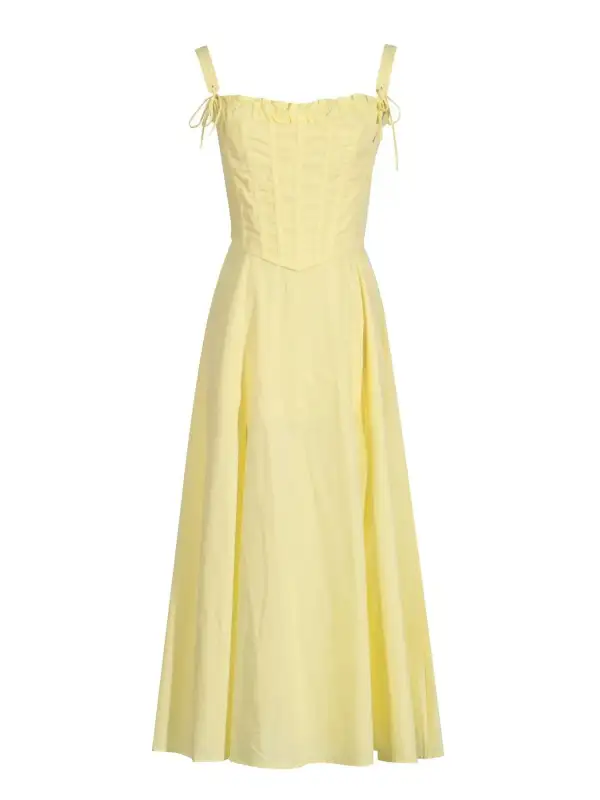 Slit Chic Daytime Midi Dress