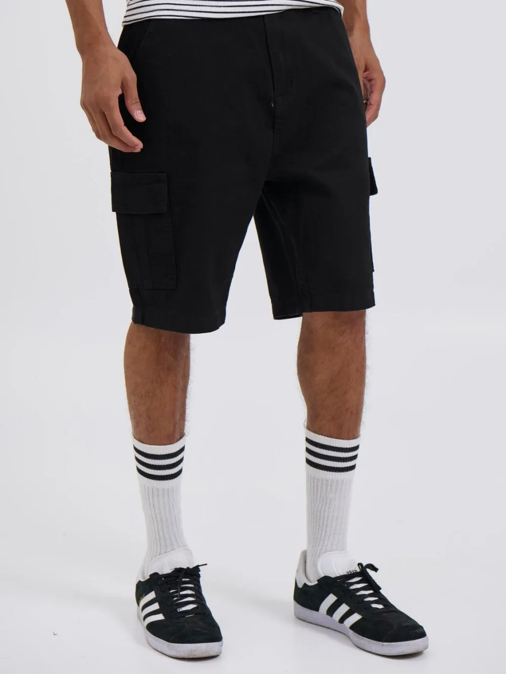 Casual And Daily  Black Shorts